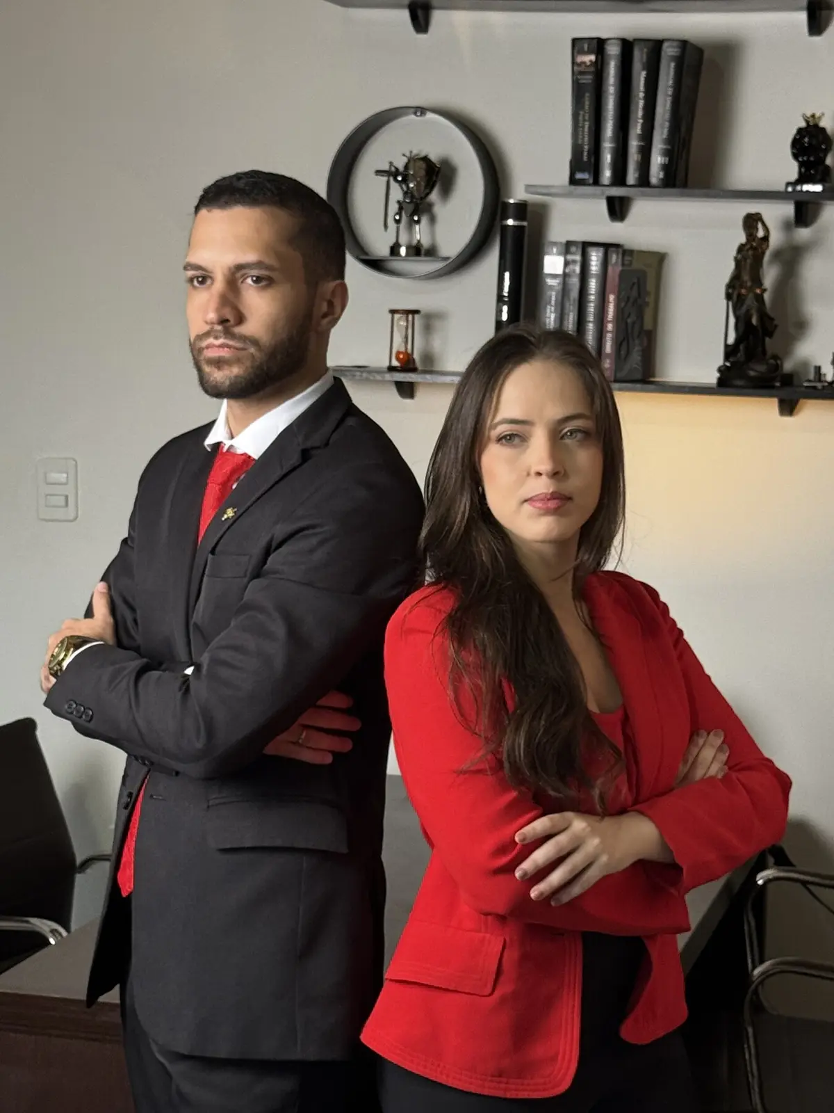 Os sócios no escritório Fideuze & Santana em Parnamirim/RN
